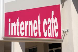 Internet Cafe (big sign)