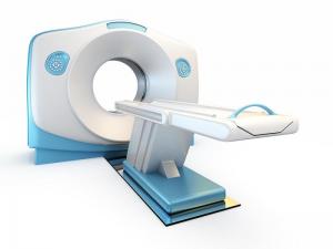 Open sided MRI scanner