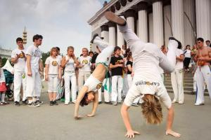 Capoeira Martial Arts Dancers